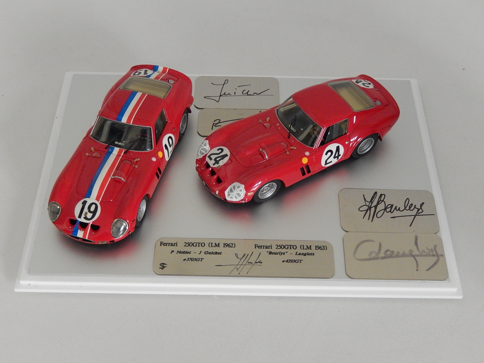 F. Suber : Set Ferrari 250 GTO 3705 & 4293 Le mans  --> SOLD